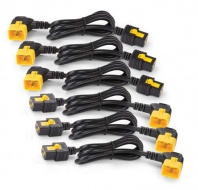 Power Cord Kit (6 ea), Locking, C19 to C20 (90 Degree), 1.8m